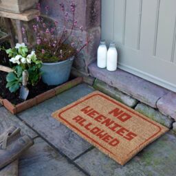 Artsy Mats No Weenies Allowed Doormat (60 x 40cm) in Brown - Size: 40 cm x 60 cm - thumbnail 3