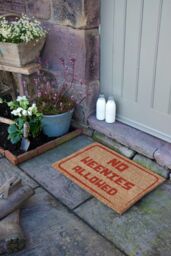 Artsy Mats No Weenies Allowed Doormat (60 x 40cm) in Brown - Size: 40 cm x 60 cm - thumbnail 6