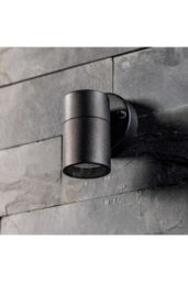 CGC Lighting 'Leon' Black Stainless Steel GU10 Down Outdoor Wall Light IP44 - thumbnail 3