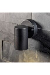 CGC Lighting 'Leon' Black Stainless Steel GU10 Down Outdoor Wall Light IP44 - thumbnail 2