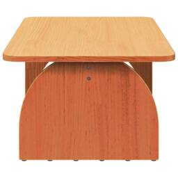 Berkfield Home Traditional Coffee Table Wax brown 80 x 50 x 31 cm Solid pine wood - thumbnail 7