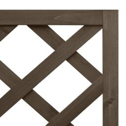 Berkfield Home Beautiful Corner Trellis Planter Grey 40x40x150 cm Solid Fir Wood - Size: 40 x 40 x 150 cm - thumbnail 5