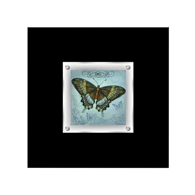 Orsina Butterfly 2 Framed Wall Art Home Wall Décor in Black - image 1
