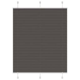 Berkfield Home Pleated Blind Black 105x150 cm Fabric Width 104.4 cm Polyester - thumbnail 2