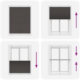 Berkfield Home Pleated Blind Black 105x150 cm Fabric Width 104.4 cm Polyester - thumbnail 7