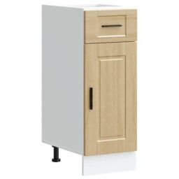 Berkfield Home Kitchen Base Cabinet¬†Porto Sonoma Oak Engineered Wood in Brown - thumbnail 2