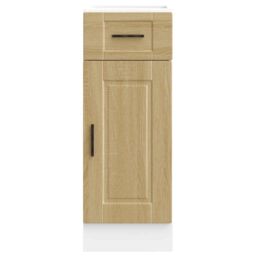 Berkfield Home Kitchen Base Cabinet¬†Porto Sonoma Oak Engineered Wood in Brown - thumbnail 4