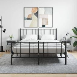 Berkfield Home Bedside Cabinets 2 pcs Concrete Grey 40x35x47.5 cm Engineered Wood - thumbnail 1