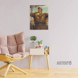 "Artery8 John S Curry Abolitionist John Brown Canvas Wall Art Print - Size: W18"" x H24""" - thumbnail 3