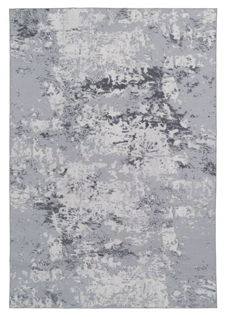 Kukoon Washable & Non Slip Grey Marble Abstract Rug - Size: 80 cm x 150 cm - image 1