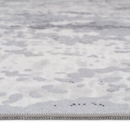Kukoon Washable & Non Slip Grey Marble Abstract Rug - Size: 80 cm x 150 cm - thumbnail 4