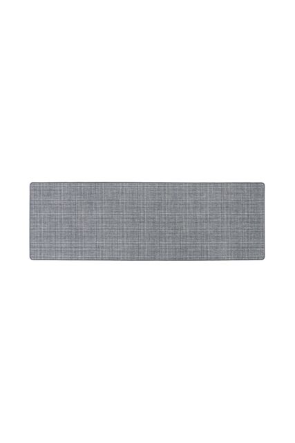 JVL Elegance Range Indoor Machine Washable Runner Doormat 50 x 150 cm Grey - Size: 50 cm x 150 cm - image 1
