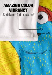 Sesame Street Big Cookie Monster On The Street Silky Touch Super Soft Throw Blanket 152 X 127 cm in White - thumbnail 4