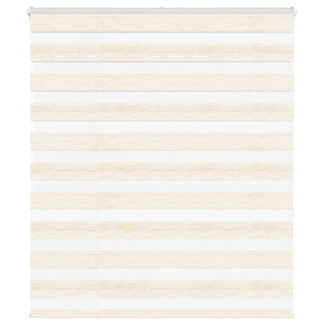 Berkfield Home Zebra Blind Marble Beige 120x150 cm Fabric Width 115.9 cm Polyester - image 1