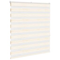 Berkfield Home Zebra Blind Marble Beige 120x150 cm Fabric Width 115.9 cm Polyester - thumbnail 3