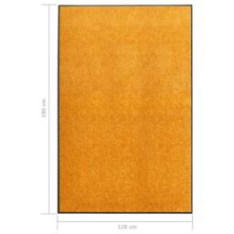 Berkfield Home Pliable Doormat Washable Orange 120x180 cm - thumbnail 6