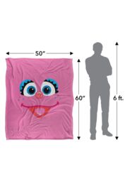 Sesame Street Abby Face Silky Touch Super Soft Throw Blanket 152 X 127 cm in White - thumbnail 5