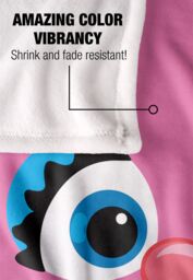 Sesame Street Abby Face Silky Touch Super Soft Throw Blanket 152 X 127 cm in White - thumbnail 4