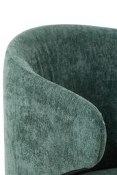 Living and Home Set of 2 Upholstered Dining Chairs in Green - thumbnail 4
