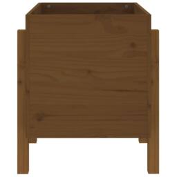 Berkfield Home Beautiful Garden Planter Honey Brown 62x50x57 cm Solid Wood Pine - Size: 62 x 50 x 57 cm - thumbnail 5