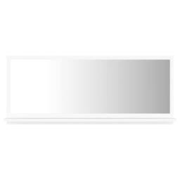 Berkfield Home Bathroom Mirror White 90x10.5x37 cm Engineered Wood - thumbnail 1