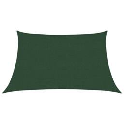 Berkfield Home Sunshade Sail 160 g/m ² Dark Green 3/4x2 m HDPE - thumbnail 2