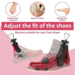 VOGREX Red Adjustable Shoe Boot Stretcher for Wide Feet Men Women（EUR 35-42） - thumbnail 3