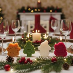 Smartbies 4 Pieces Christmas Candles Set Christmas Gift Set - Size: 1 Pack - thumbnail 6