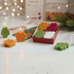 Smartbies 4 Pieces Christmas Candles Set Christmas Gift Set - Size: 1 Pack - thumbnail 8