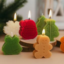 Smartbies 4 Pieces Christmas Candles Set Christmas Gift Set - Size: 1 Pack - thumbnail 2
