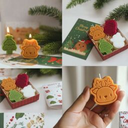 Smartbies 4 Pieces Christmas Candles Set Christmas Gift Set - Size: 1 Pack - thumbnail 7