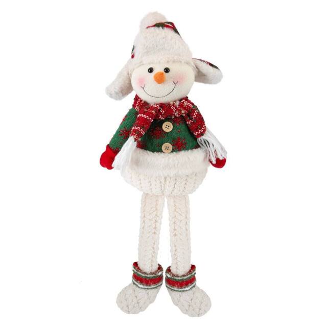 VFM e-Store Christmas Standing Snowman Decoration 51.5cm x 23.5cm White X 1 - Size: 51.5 cm x 23.5 cm - image 1