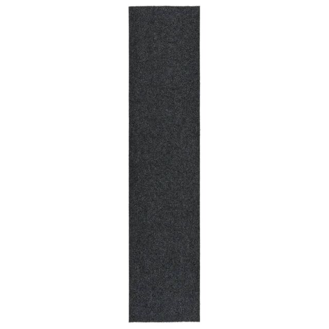 Berkfield Home Dirt Trapper Carpet Runner 100x450 cm Anthracite in Black - Size: 100 cm diameter - image 1