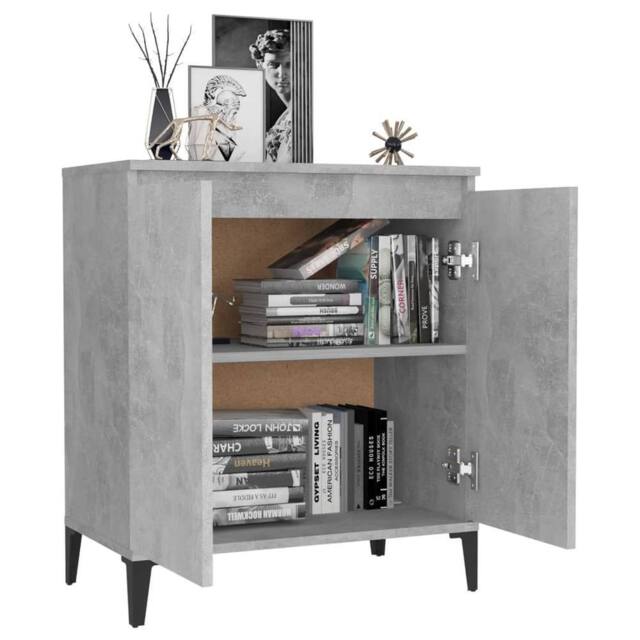 Berkfield Home Sideboard Concrete Grey 60x35x70 cm Engineered Wood - Size: 60 x 35 x 70 cm - image 1