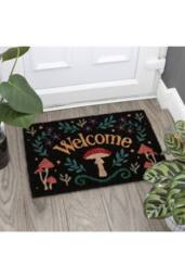 KDMD Black Mushroom Welcome Doormat - Size: 40 cm x 60 cm - thumbnail 4
