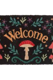 KDMD Black Mushroom Welcome Doormat - Size: 40 cm x 60 cm - thumbnail 2