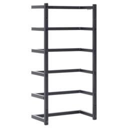 Berkfield Home Towel Rack Black 24x12x48 cm Steel - Size: 24 x 12 x 48 cm - thumbnail 5