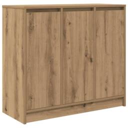 Berkfield Home Sideboard Artisan Oak 85x34x76 cm Engineered Wood in Brown - Size: 85 x 34 x 76 cm