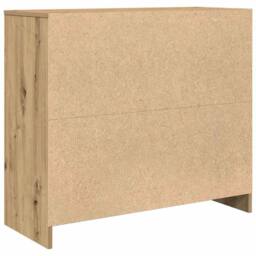 Berkfield Home Sideboard Artisan Oak 85x34x76 cm Engineered Wood in Brown - Size: 85 x 34 x 76 cm - thumbnail 8