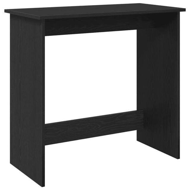Berkfield Home Desk Black 80x40x75 cm Engineered Wood - Size: 80 x 40 x 75 cm - image 1