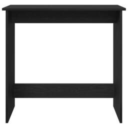 Berkfield Home Desk Black 80x40x75 cm Engineered Wood - Size: 80 x 40 x 75 cm - thumbnail 4