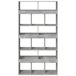 Berkfield Home Bookcase Concrete Grey 100x33x187.5 cm Engineered Wood - thumbnail 4