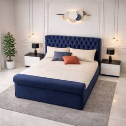 PARADISE BEDS LTD Electric Adjustable Bed All Sizes + Mattress & Matching Headboard in Beige - Size: Double - thumbnail 6