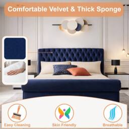 PARADISE BEDS LTD Electric Adjustable Bed All Sizes + Mattress & Matching Headboard in Beige - Size: Double - thumbnail 8