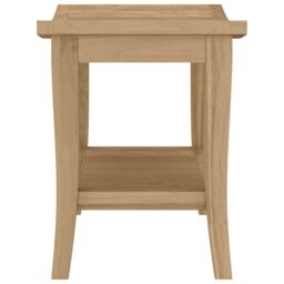 Berkfield Home Bathroom Side Table 50x35x45 cm Solid Wood Teak in Brown - Size: 50 x 35 x 45 cm - thumbnail 4