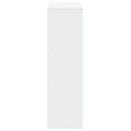 Berkfield Home Room Divider Bookcase¬†3-Tier¬†White 99x29x99 cm Engineered Wood in White - Size: 99 x 29 x 99 cm - thumbnail 6