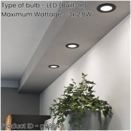 Loops Sleek Black Ceiling Spotlight for Home Decor - Perfect for Any Room - thumbnail 2