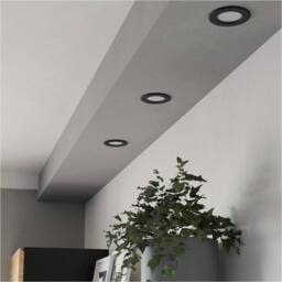 Loops Sleek Black Ceiling Spotlight for Home Decor - Perfect for Any Room - thumbnail 6