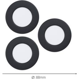 Loops Sleek Black Ceiling Spotlight for Home Decor - Perfect for Any Room - thumbnail 4