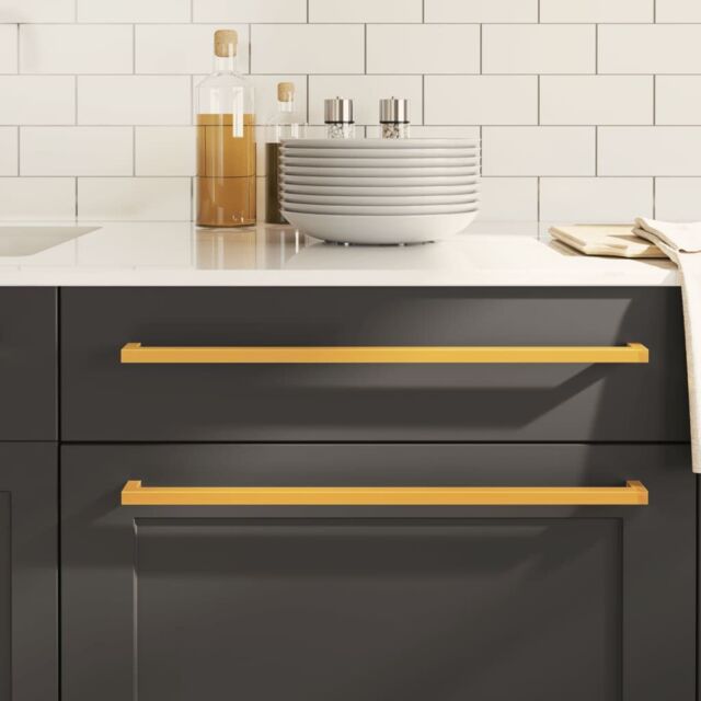 Berkfield Home Cabinet Handles 20 pcs Gold 480 mm Stainless Steel - image 1